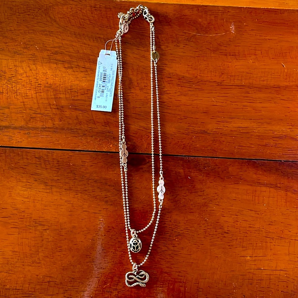 Semi precious accents chain/ pendants